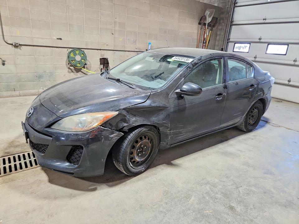 2013 Mazda 3 VIN JM1BL1U76D1702577 COPART salvage auction — FRONT END, Mn - Cert Of Title-Prior Salvage, sold $225 on 2026-07-28 (photo 1)