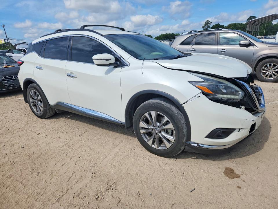 2018 Nissan Murano VIN 5N1AZ2MG0JN161638 COPART salvage auction — FRONT END, Al - Cert Of Title-Salvage Title, sold $1,600 on 2026-07-02 (photo 4)