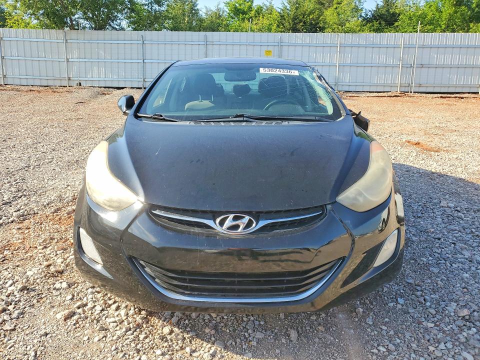 2013 Hyundai Elantra VIN KMHDH4AE4DU755447 COPART salvage auction — ROOF, Ok - Cert Of Title-Salvage, sold $175 on 2026-07-16 (photo 5)