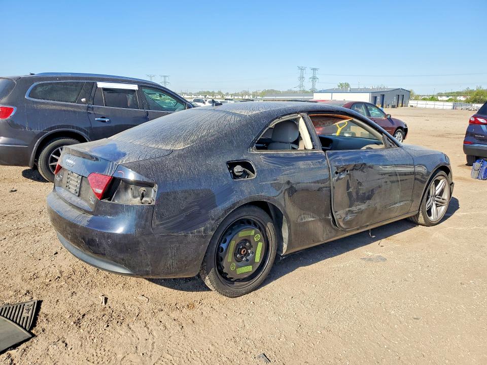 2012 Audi A5 VIN WAULFAFRXCA002955 COPART salvage auction — SIDE, Il - Salvage Certificate, sold $775 on 2026-07-07 (photo 3)