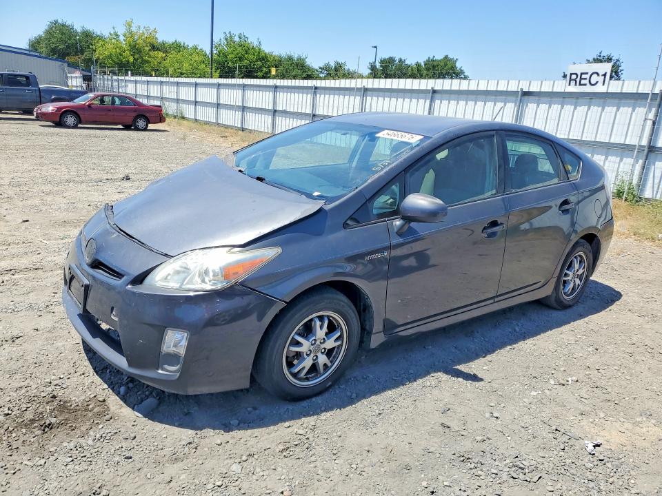 2010 Toyota Prius VIN JTDKN3DUXA0089005 COPART salvage auction — FRONT END, Ca - Salvage Certificate, sold $525 on 2026-07-07 (photo 1)