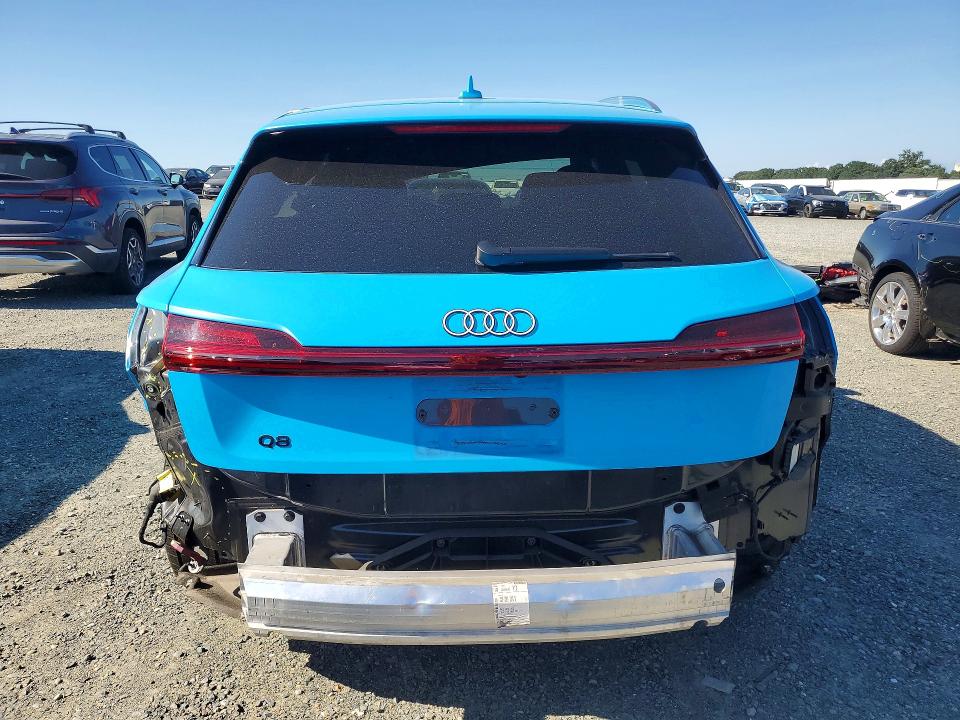 2024 Audi Q8 VIN WA15AAGE9RB020348 COPART salvage auction — REAR END, Ca - Salvage Certificate, sold $17,100 on 2026-07-21 (photo 6)