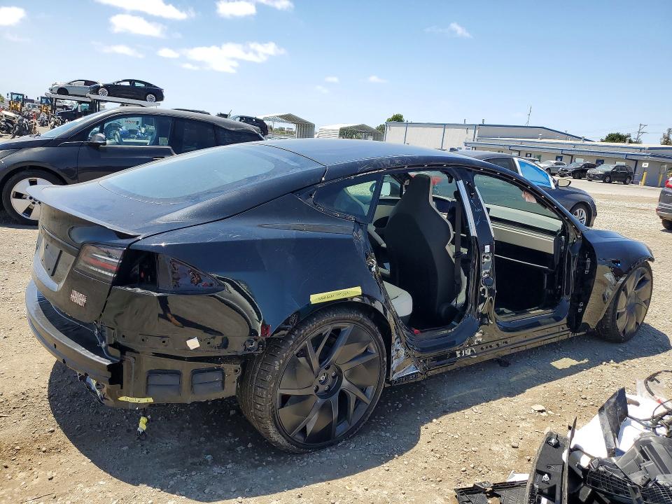 2026 Tesla Model S VIN 5YJSA1E60TF562074 COPART salvage auction — All Over, CA - SALVAGE CERTIFICATE, sold $44,000 on 2026-06-26 (photo 3)