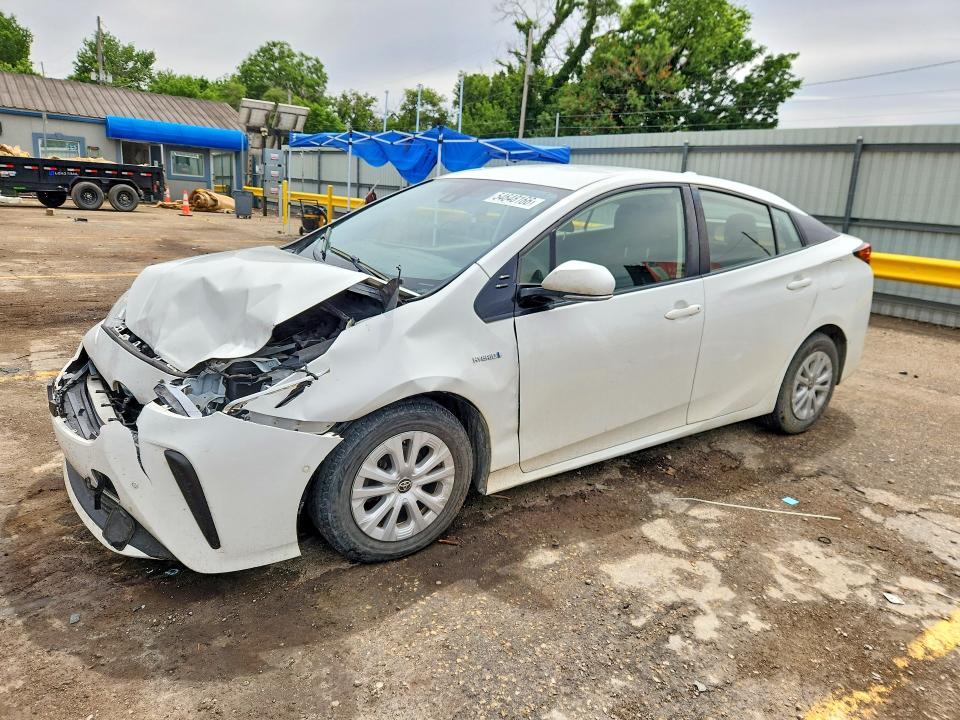 2020 Toyota Prius VIN JTDKARFU7L3110017 COPART salvage auction — FRONT END, Ok - Cert Of Title-Salvage, sold $4,350 on 2026-07-13 (photo 1)