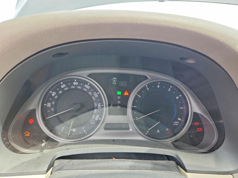 2010 Lexus Is VIN JTHCF5C22A5044297 COPART salvage auction — FRONT END, Il - Salvage Certificate, sold $525 on 2026-07-09 (photo 9)