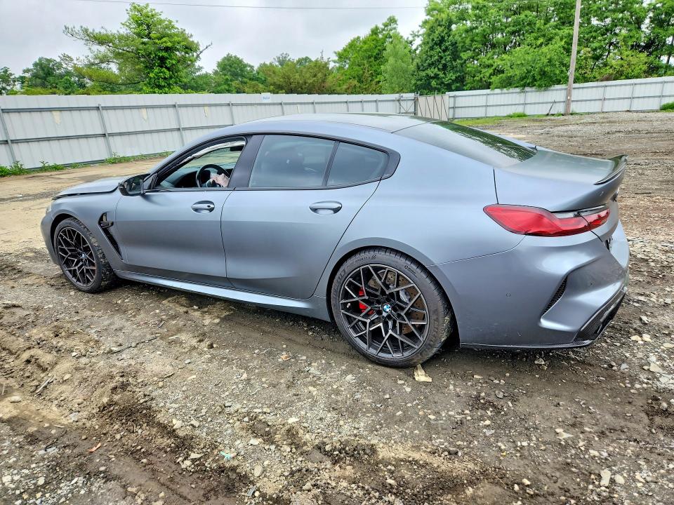 2022 BMW M8 VIN WBSGV0C03NCJ88216 COPART salvage auction — FRONT END, Nj - Cert Of Title-Salvage, sold $275 on 2026-07-27 (photo 2)