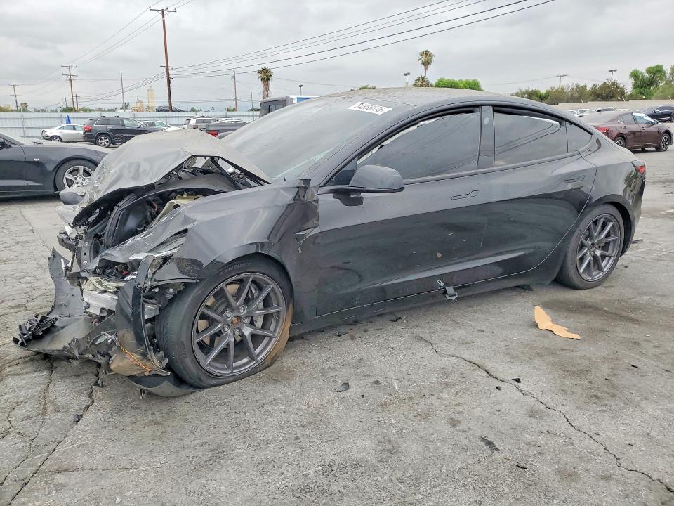 2022 Tesla Model 3 VIN 5YJ3E1EB2NF207755 — COPART salvage auction photo