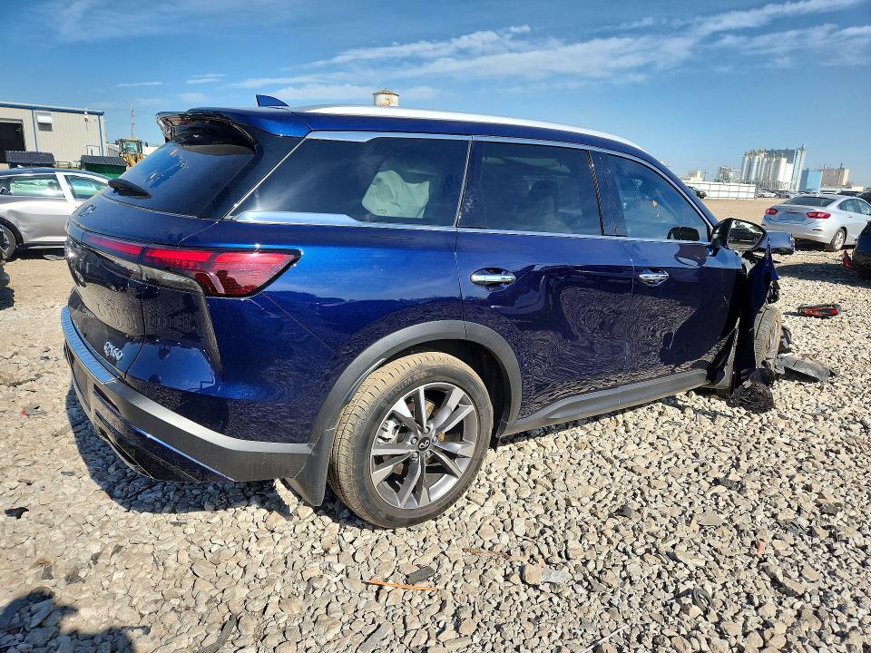 2023 Infiniti Qx60 VIN 5N1DL1FS3PC349360 COPART salvage auction — FRONT END, Il - Salvage Certificate, sold $9,600 on 2026-07-29 (photo 3)