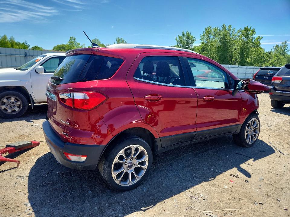 2018 Ford Ecosport VIN MAJ6P1WL1JC209315 COPART salvage auction — FRONT END, Ma - Cert Of Title-Salvage, sold $475 on 2026-07-08 (photo 3)