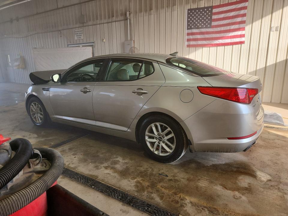 2011 Kia Optima VIN KNAGM4A7XB5161982 COPART salvage auction — FRONT END, Wv - Salvage Certificate, sold $400 on 2026-07-06 (photo 2)
