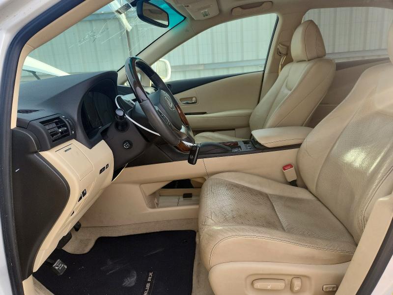 2013 Lexus Rx VIN 2T2ZK1BA9DC087532 COPART salvage auction — HAIL, Tx - Certificate Of Title, sold $3,700 on 2026-07-10 (photo 7)