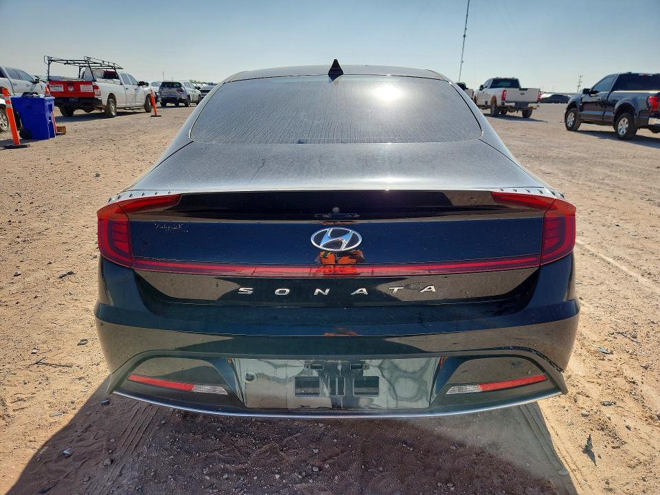 2022 Hyundai Sonata VIN 5NPEG4JA9NH142521 COPART salvage auction — SIDE, Tx - Certificate Of Title, sold $6,400 on 2026-07-22 (photo 6)