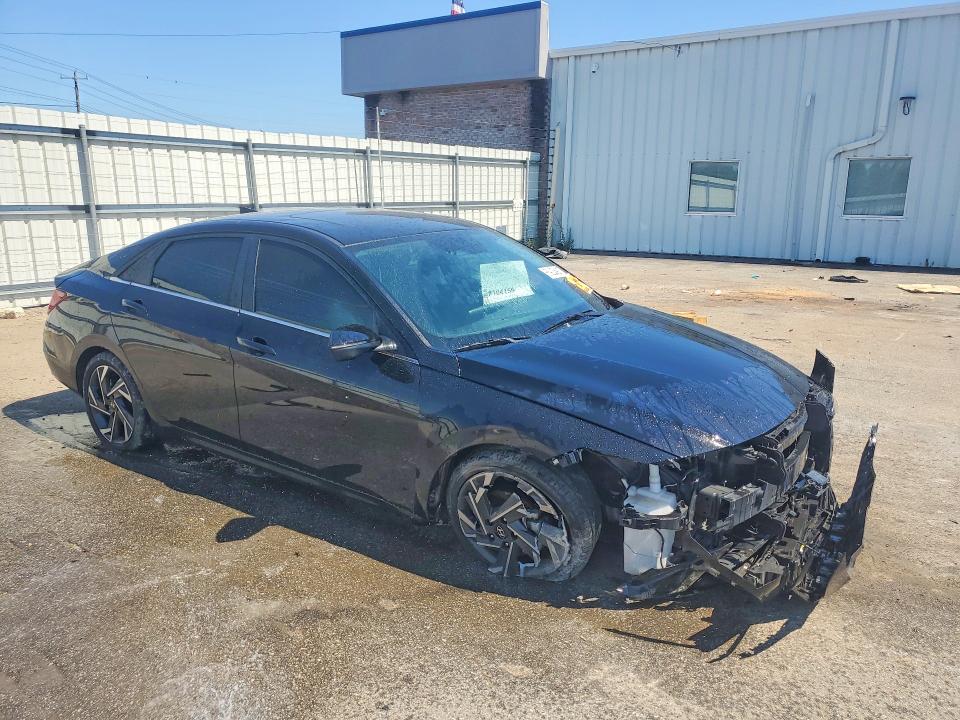 2024 Hyundai Elantra VIN KMHLP4DG5RU733833 COPART salvage auction — FRONT END, Al - Certificate Of Title, sold $6,200 on 2026-07-02 (photo 4)