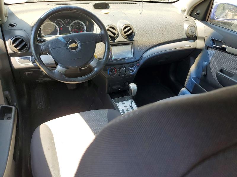 2009 Chevrolet Aveo VIN KL1TD66EX9B620919 COPART salvage auction — FRONT END, Md - Cert Of Salvage > 75% Damage, sold $325 on 2026-07-14 (photo 8)