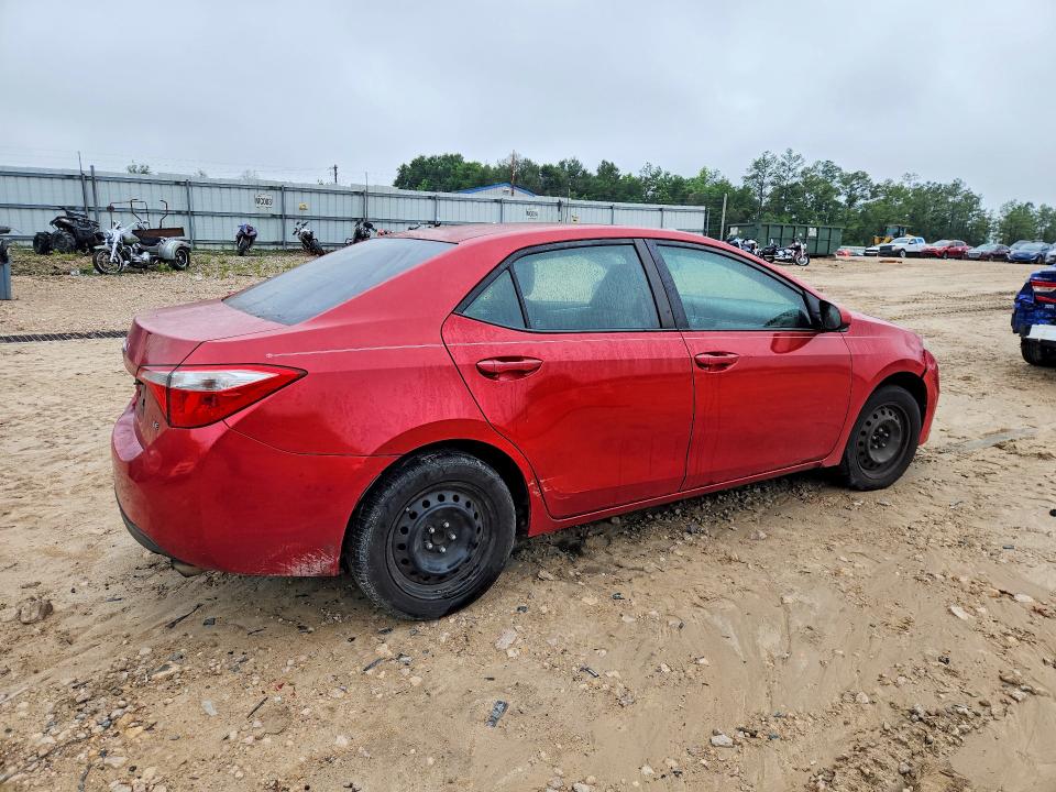 2016 Toyota Corolla VIN 5YFBURHE7GP546456 COPART salvage auction — REAR END, Fl - Cert Of Title Slvg Rebuildable, sold $2,500 on 2026-07-10 (photo 3)