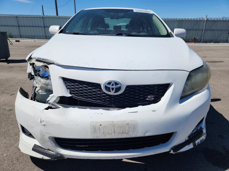 2009 Toyota Corolla VIN 1NXBU40E49Z007471 COPART salvage auction — FRONT END, Ut - Salvage Certificate, sold $1,300 on 2026-07-10 (photo 5)