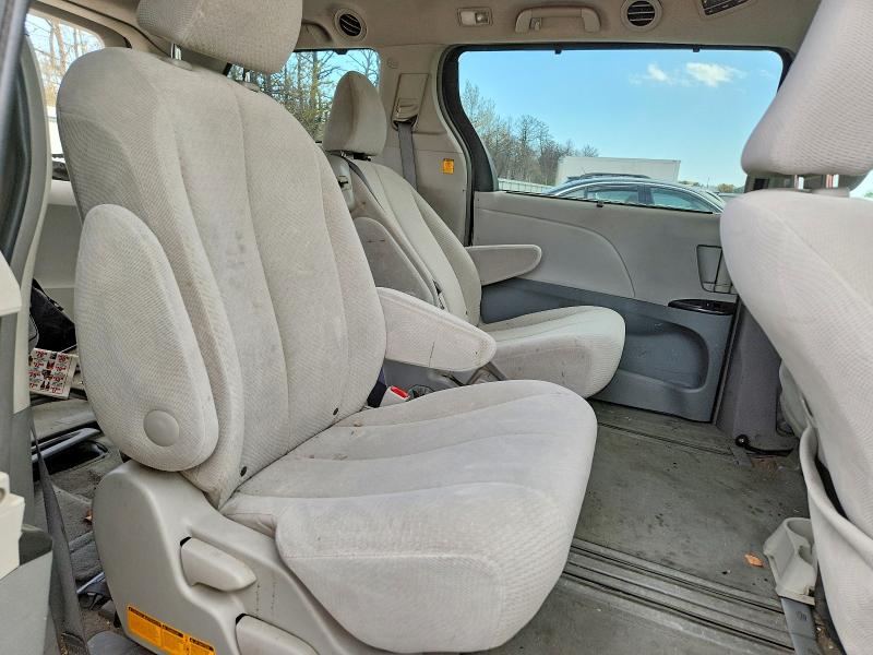 2013 Toyota Sienna VIN 5TDKK3DC1DS378520 COPART salvage auction — REAR END, NY - MV-907A SALVAGE CERTIFICATE, sold $900 on 2026-07-20 (photo 7)
