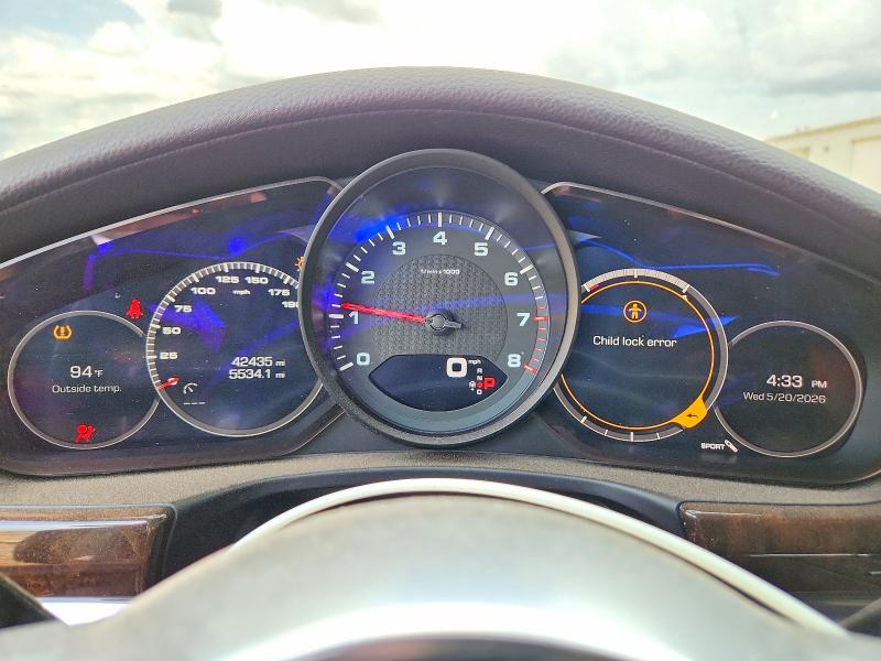 2017 Porsche Panamera VIN WP0AA2A73HL100757 COPART salvage auction — FRONT END, Al - Cert Of Title-Salvage Title, sold $13,700 on 2026-07-08 (photo 9)