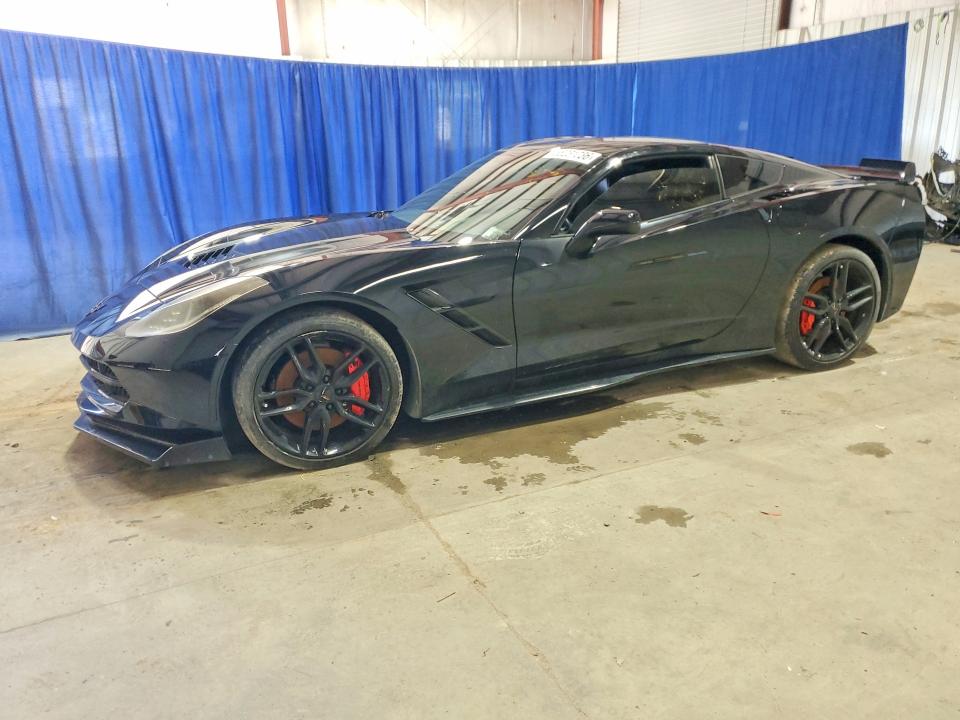 2014 Chevrolet Corvette VIN 1G1YG2D70E5125536 COPART salvage auction — MECHANICAL, Wv - Certificate Of Title, sold $31,500 on 2026-07-30 (photo 1)