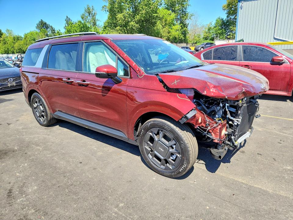 2026 Kia Carnival VIN KNDNC5KAXT6156578 COPART salvage auction — FRONT END, Or - Salvage Title Certificate, sold $11,000 on 2026-07-15 (photo 4)