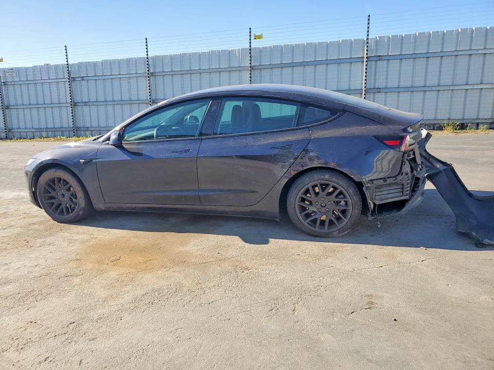 2024 Tesla Model 3 VIN 5YJ3E1EA2RF731095 COPART salvage auction — REAR END, Ca - Salvage Certificate, sold $7,500 on 2026-07-07 (photo 2)