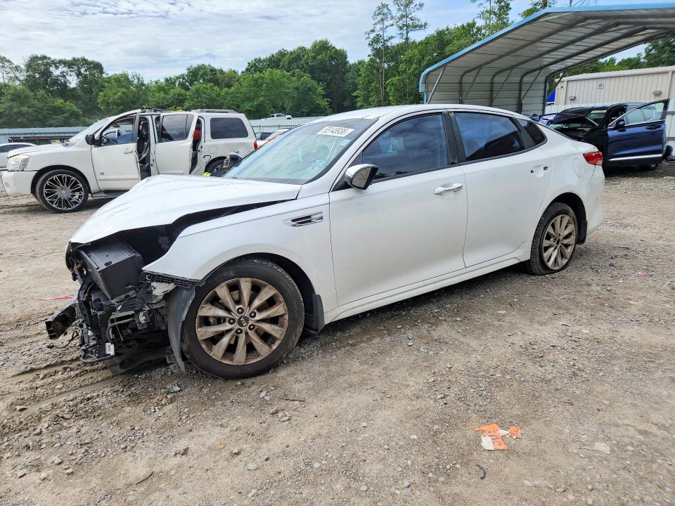 2016 Kia Optima VIN 5XXGU4L39GG074851 COPART salvage auction — FRONT END, GA - CERT OF TITLE-SALVAGE, sold $200 on 2026-07-07 (photo 1)