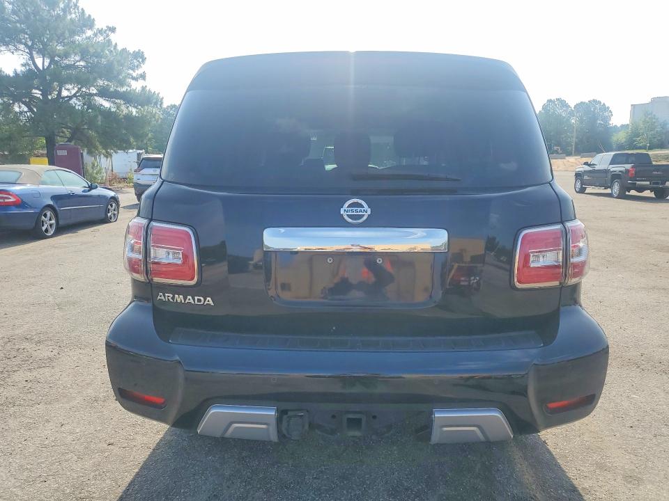 2017 Nissan Armada VIN JN8AY2ND3H9001398 COPART salvage auction — FRONT END, Sc - Cert Of Title-Salvage, sold $3,150 on 2026-07-10 (photo 6)