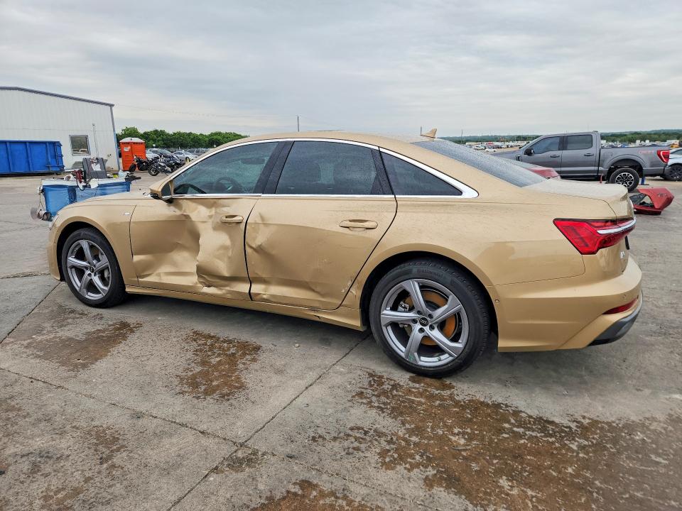 2024 Audi A6 VIN WAUM2BF22RN044515 COPART salvage auction — SIDE, Tx - Salvage Vehicle Title, sold $18,100 on 2026-09-10 (photo 3)