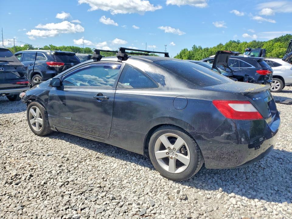 2007 Honda Civic VIN 2HGFG12817H547607 COPART salvage auction — FRONT END, Ma - Cert Of Title-Reconstrctd Coll, sold $400 on 2026-07-06 (photo 2)