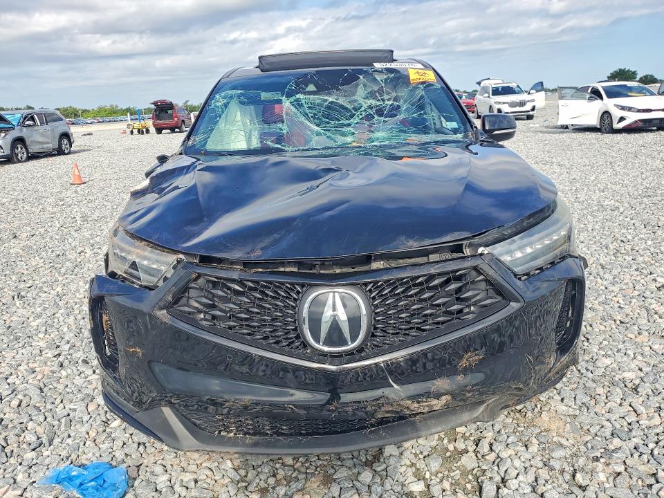 2023 Acura Rdx VIN 5J8TC1H67PL004589 COPART salvage auction — SIDE, Fl - Cert Of Title Slvg Rebuildable, sold $4,050 on 2026-07-02 (photo 5)