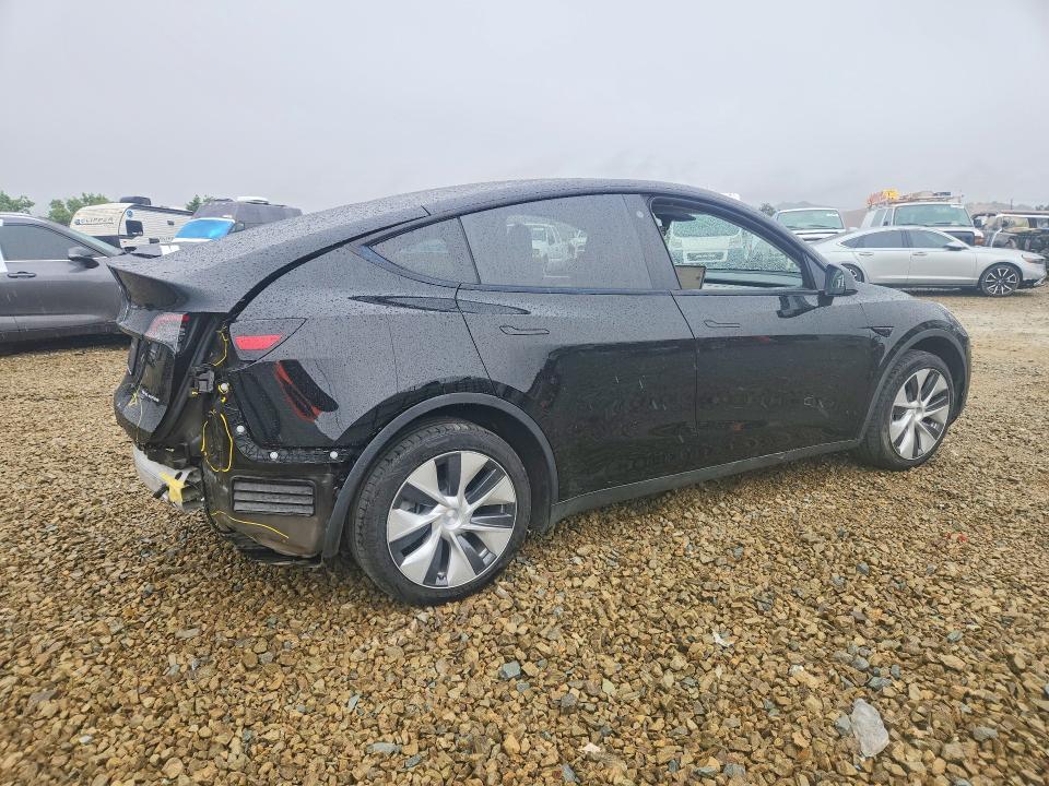 2022 Tesla Model y VIN 7SAYGDEE7NF569336 COPART salvage auction — REAR END, Ca - Salvage Certificate, sold $12,800 on 2026-07-14 (photo 3)