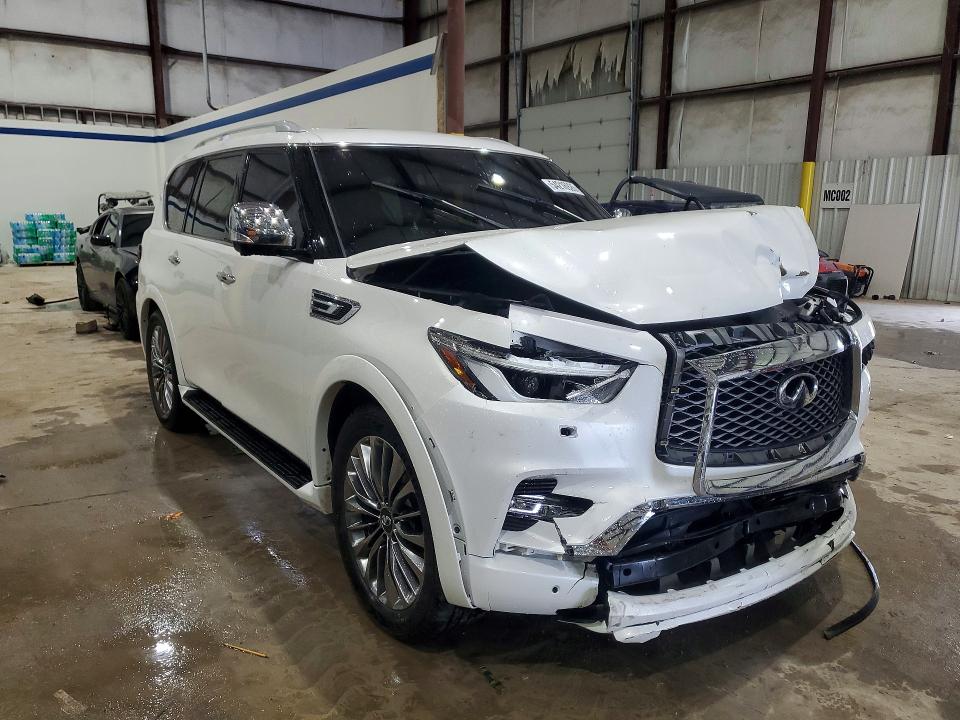 2021 Infiniti Qx80 VIN JN8AZ2BE7M9269214 COPART salvage auction — FRONT END, Ky - Cert Of Title-Salvage, sold $12,300 on 2026-07-22 (photo 4)