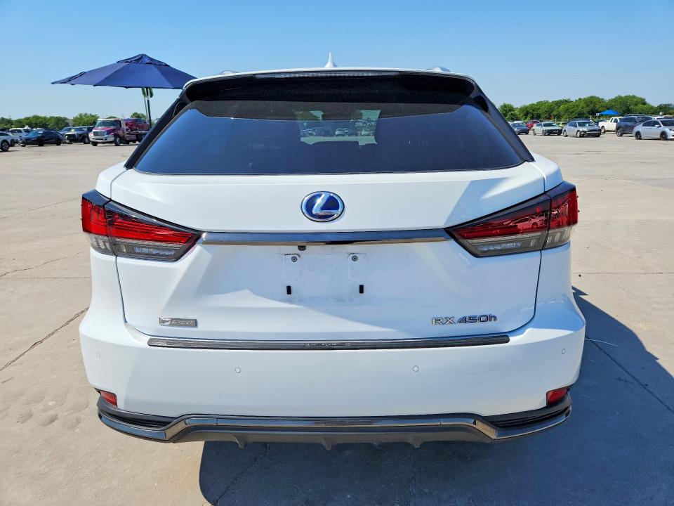 2022 Lexus Rx 450h VIN 2T2YGMDA2NC072271 COPART salvage auction — SIDE, TX - CERTIFICATE OF TITLE, sold $16,200 on 2026-07-23 (photo 6)