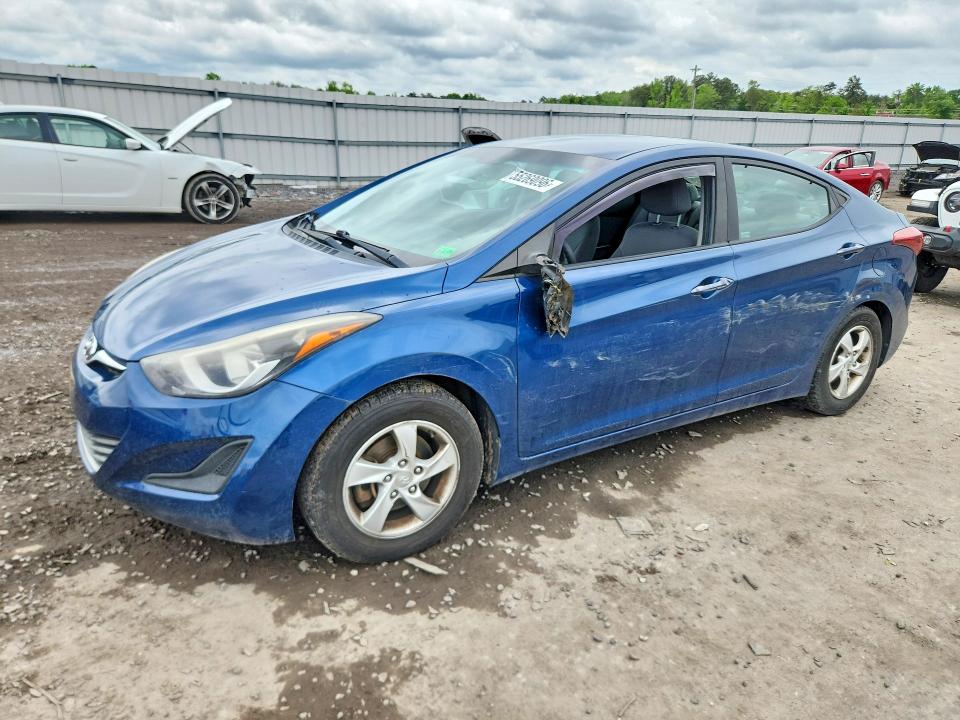 2015 Hyundai Elantra VIN KMHDH4AE4FU297802 COPART salvage auction — SIDE, Va - Certificate Of Title, sold $1,200 on 2026-07-08 (photo 1)