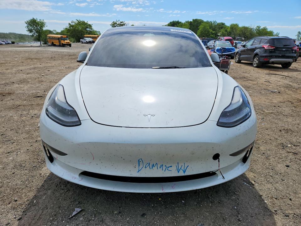 2023 Tesla Model 3 VIN 5YJ3E1EA7PF414751 COPART salvage auction — FRONT END, Md - Cert Of Salvage < 75% Damage, sold $0 on 2026-09-17 (photo 5)