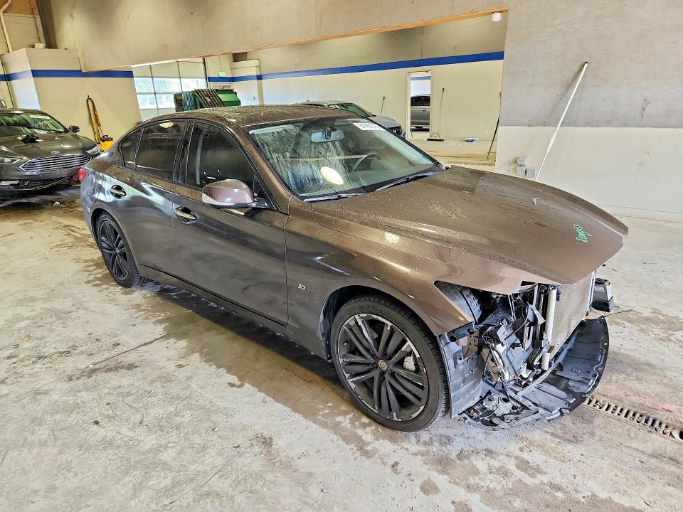 2014 Infiniti Q50 VIN JN1BV7AR3EM688756 COPART salvage auction — FRONT END, Va - Cert Of Title - Salvage, sold $1,400 on 2026-07-02 (photo 4)