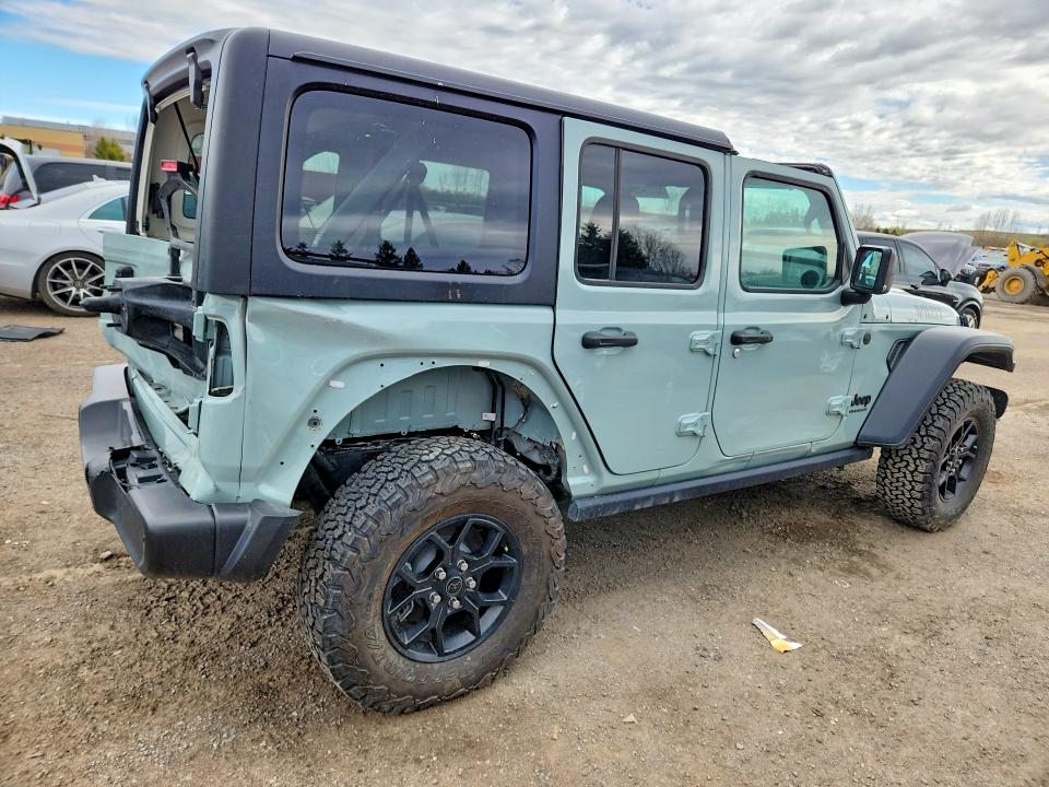 2024 Jeep Wrangler / VIN 1C4PJXDN2RW159994 COPART salvage auction — REAR END, Qc - Gravement Accidente (P), sold $22,800 on 2026-07-21 (photo 3)