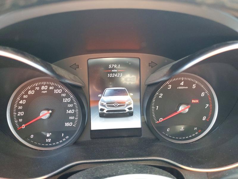 2019 Mercedes-benz Glc VIN WDC0J4KB2KF597083 COPART salvage auction — WATER/FLOOD, Tx - Salvage Title-Flood Damage, sold $150 on 2026-07-02 (photo 9)