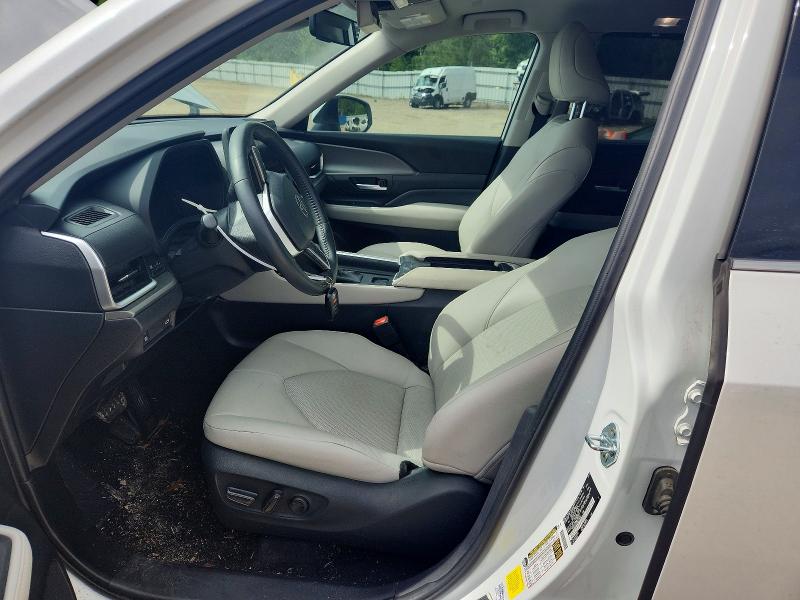 2024 Toyota Highlander VIN 5TDAAAA55RS011510 COPART salvage auction — FRONT END, Fl - Cert Of Title Slvg Rebuildable, sold $16,200 on 2026-07-24 (photo 7)