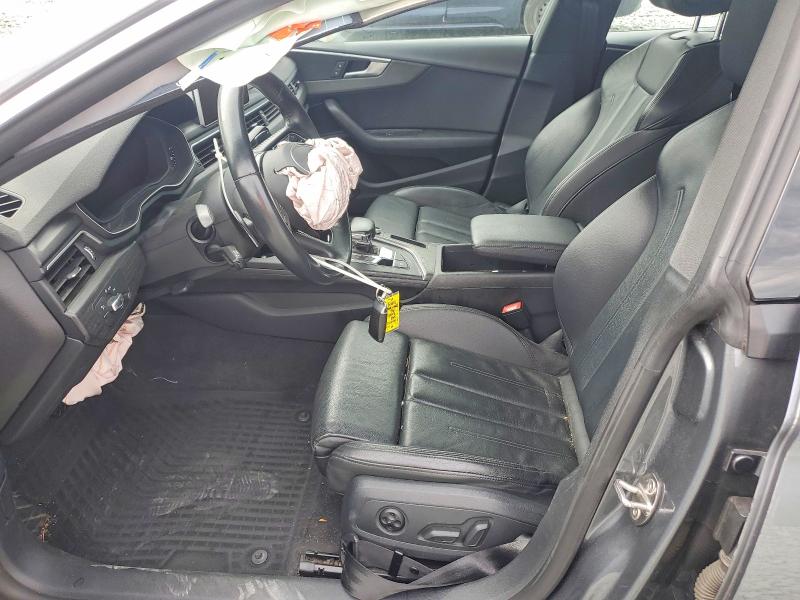 2018 Audi A5 VIN WAUENCF56JA090338 COPART salvage auction — FRONT END, Nc - Salvage Certificate Of Title, sold $4,100 on 2026-07-08 (photo 7)