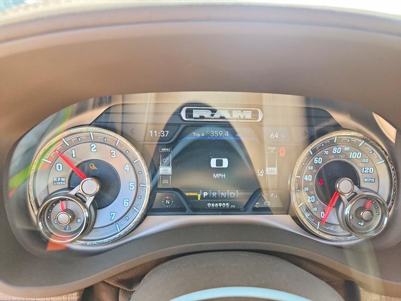 2019 Ram 1500 VIN 1C6SRFST9KN613157 COPART salvage auction — HAIL, Mo - Salvage Certificate Of Title, sold $21,200 on 2026-07-27 (photo 9)