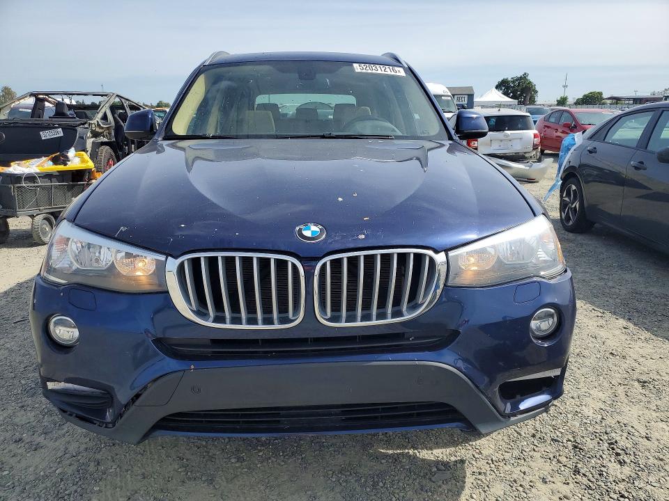2016 BMW X3 VIN 5UXWX9C55G0D76626 COPART salvage auction — SIDE, Ca - Salvage Certificate, sold $1,900 on 2026-07-02 (photo 5)