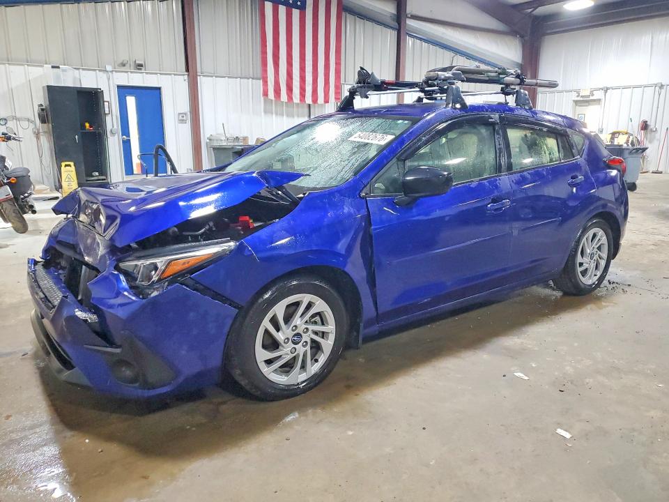2025 Subaru Impreza VIN JF1GUABC8S8301870 COPART salvage auction — FRONT END, Pa - Certificate Of Salvage, sold $3,550 on 2026-07-08 (photo 1)