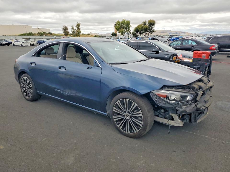 2021 Mercedes-benz Cla-klasse VIN W1K5J4GBXMN196612 COPART salvage auction — FRONT END, Ca - Salvage Certificate, sold $8,000 on 2026-07-13 (photo 4)
