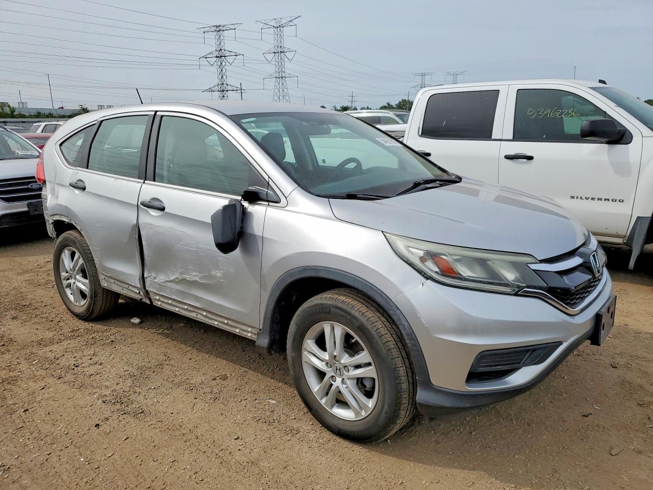 2015 Honda CR-V VIN 3CZRM3H39FG708337 COPART salvage auction — Rear End, IL - SALVAGE CERTIFICATE, sold $2,750 on 2026-06-30 (photo 4)