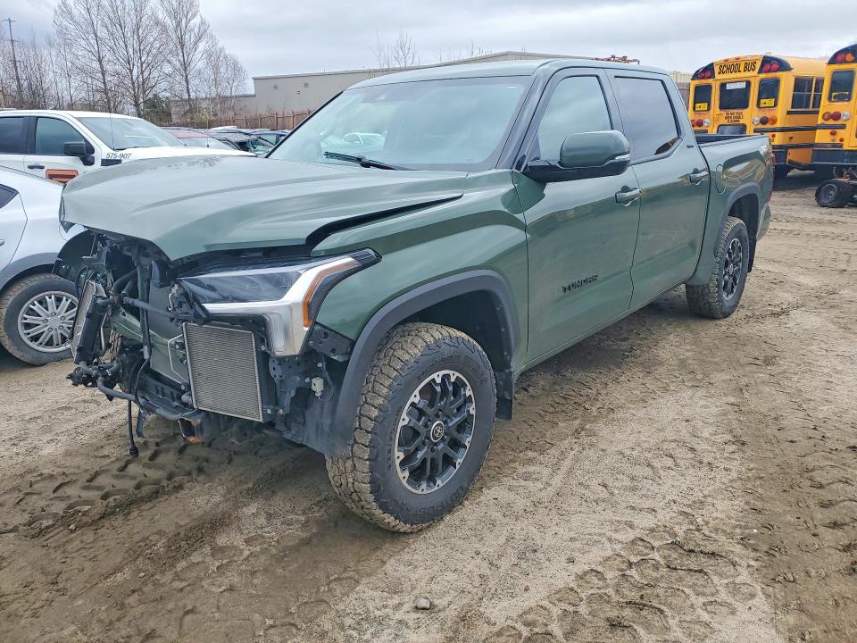 2022 Toyota Tundra VIN 5TFLA5DB5NX003638 COPART salvage auction — FRONT END, ON - PERMIT SALVAGE, sold $13,200 on 2026-07-28 (photo 1)