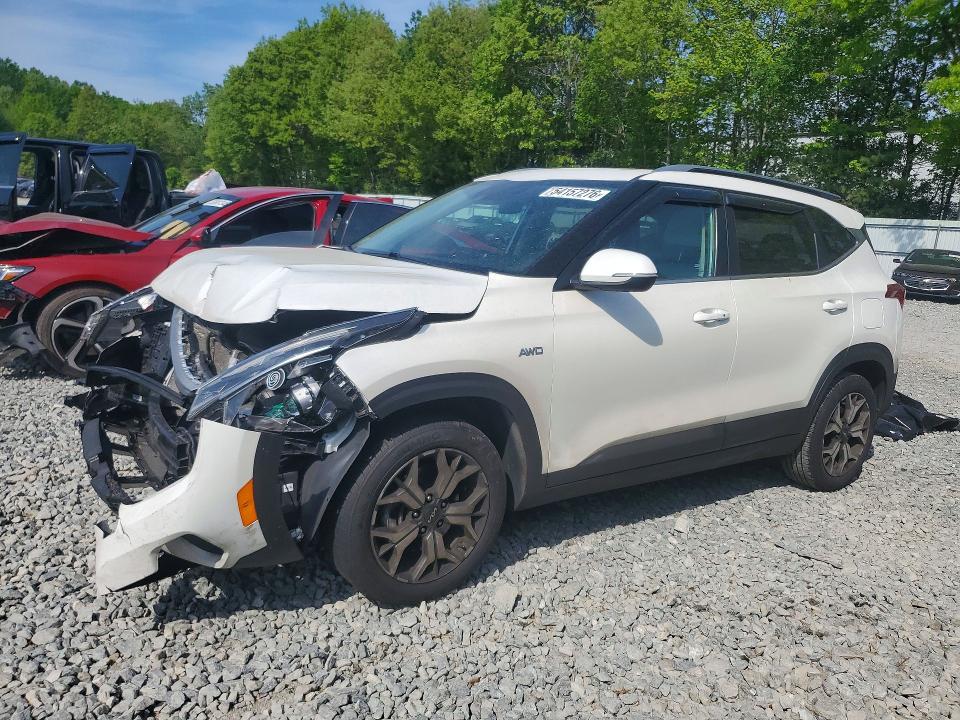 2022 Kia Seltos VIN KNDERCAA0N7315450 COPART salvage auction — FRONT END, Ma - Cert Of Title-Salvage, sold $3,400 on 2026-07-06 (photo 1)