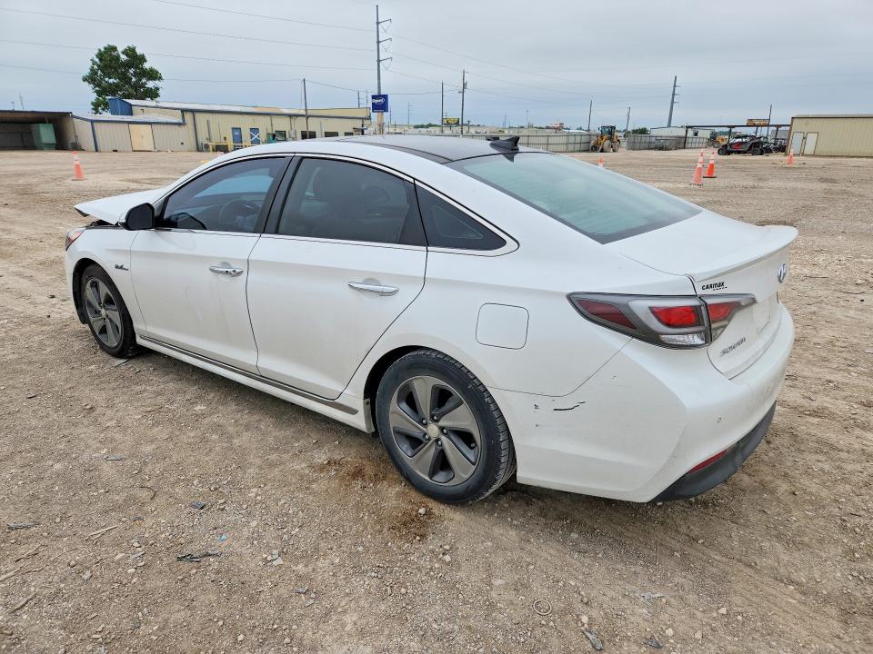 2016 Hyundai Sonata VIN KMHE34L10GA018037 COPART salvage auction — FRONT END, Tx - Salvage Vehicle Title, sold $1,100 on 2026-07-08 (photo 2)