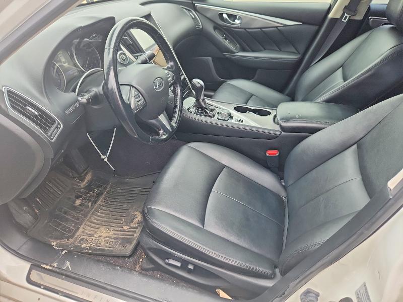 2015 Infiniti Q50 VIN JN1BV7AR5FM399766 COPART salvage auction — FRONT END, Tx - Salvage Vehicle Title, sold $2,400 on 2026-07-09 (photo 7)