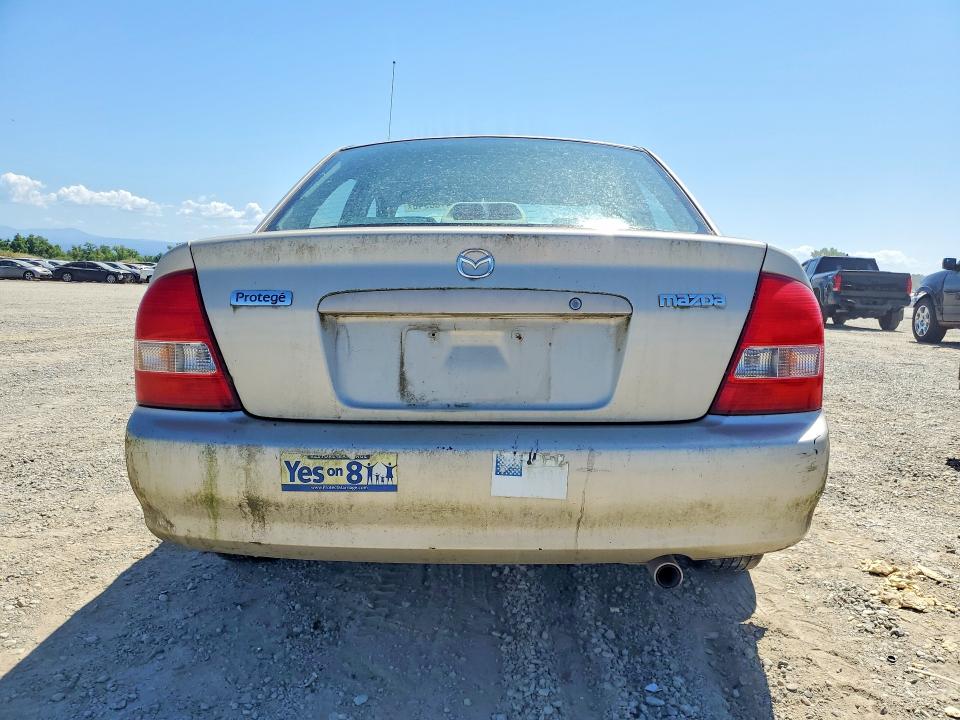 1999 Mazda Protege VIN JM1BJ2228X0194402 COPART salvage auction — MECHANICAL, Ca - Dis/Dlr/Exp Only Clean Title, sold $100 on 2026-07-27 (photo 6)